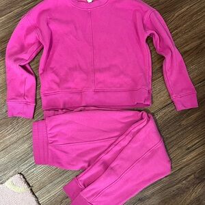90 Degree By Reflex Vibrant Pink Sweatshirt